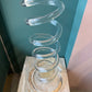 Mid Century Spiral Lucite Umbrella Stand by Dorothy Thorpe (as is)