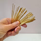 Vintage Set of 26 Gold Tone Metal "Arrow" Cocktail Picks