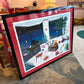 Vintage Framed Limited Edition Serigraph Titled "Moonlight Sonata" By Fanch Ledan, Signed