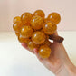 Vintage Amber Murano Glass Grape Cluster