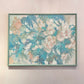 Vintage Teal and Blush Floral Framed Artwork