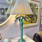 Vintage 1970s Chapman Style Palm Tree Table Lamp/per item