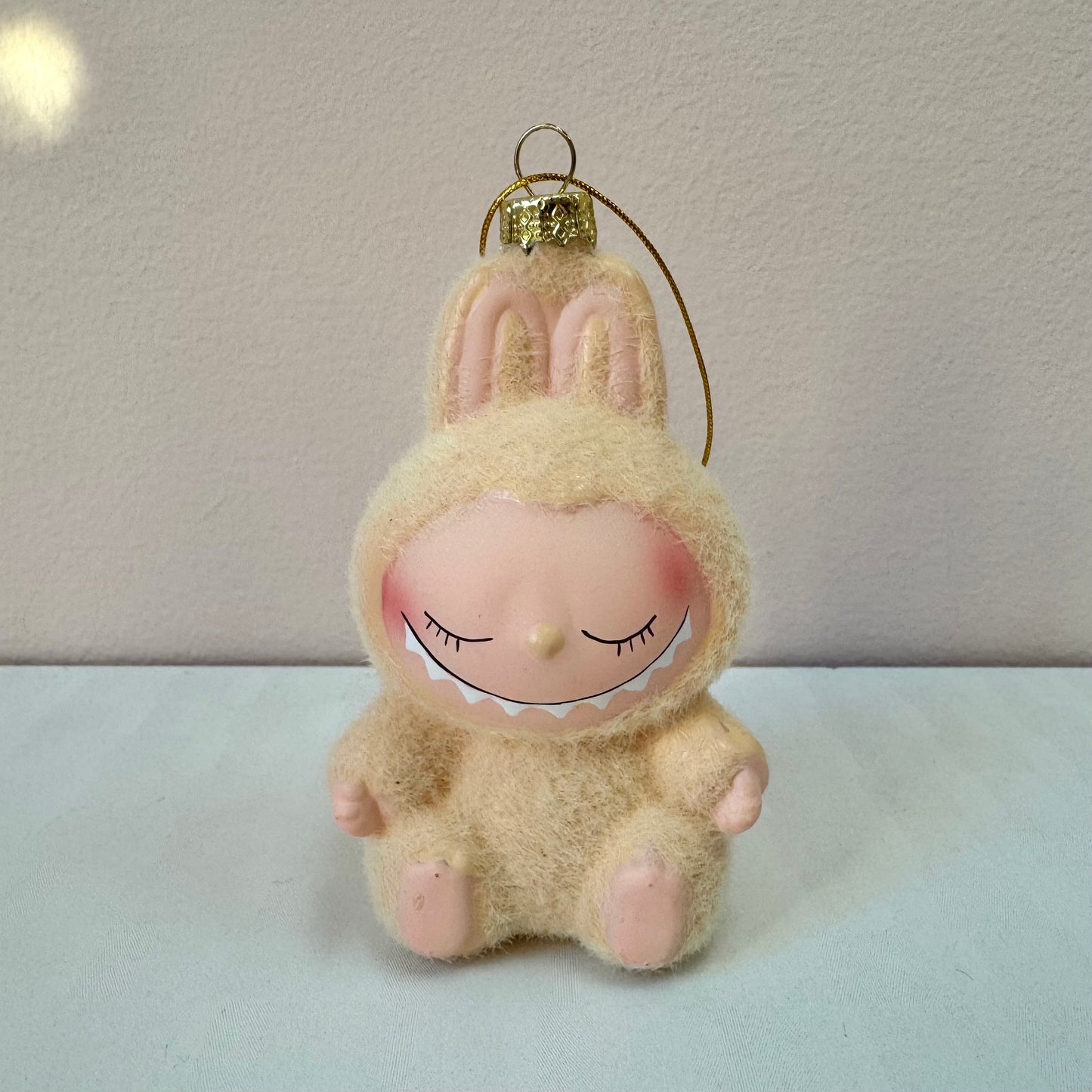 Fuzzy Sleeping Monster Labubu Style Ornament