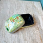 Vintage Papier Mache Garden Scene Trinket Box
