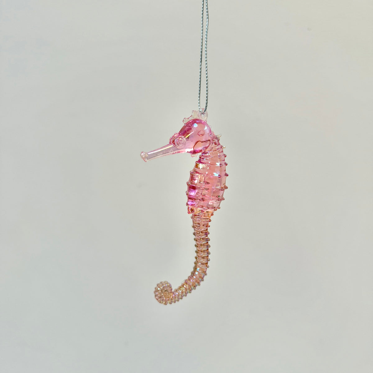 Iridescent Acrylic Seahorse Ornament