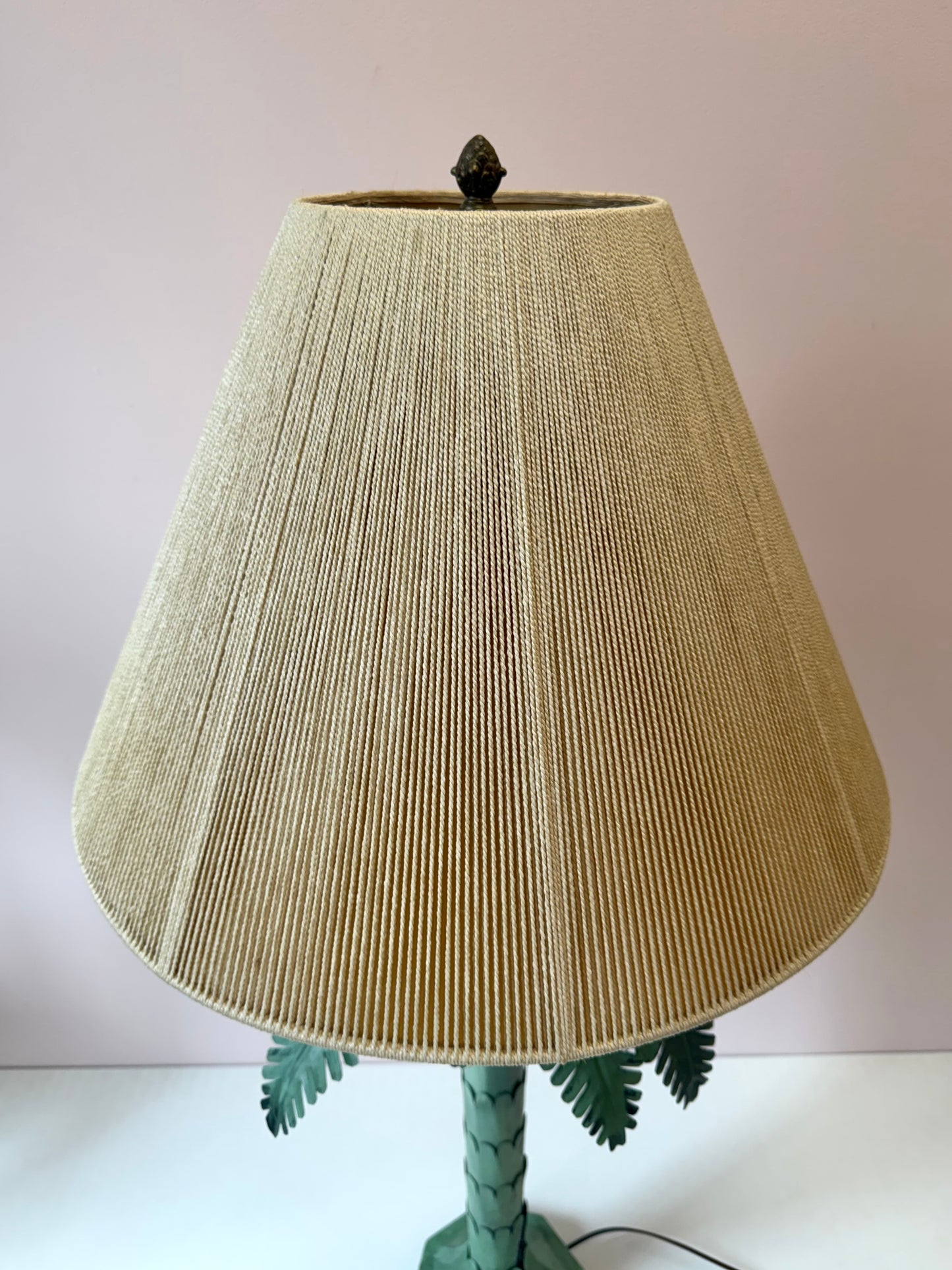 Vintage 1970s Chapman Style Palm Tree Table Lamp/per item
