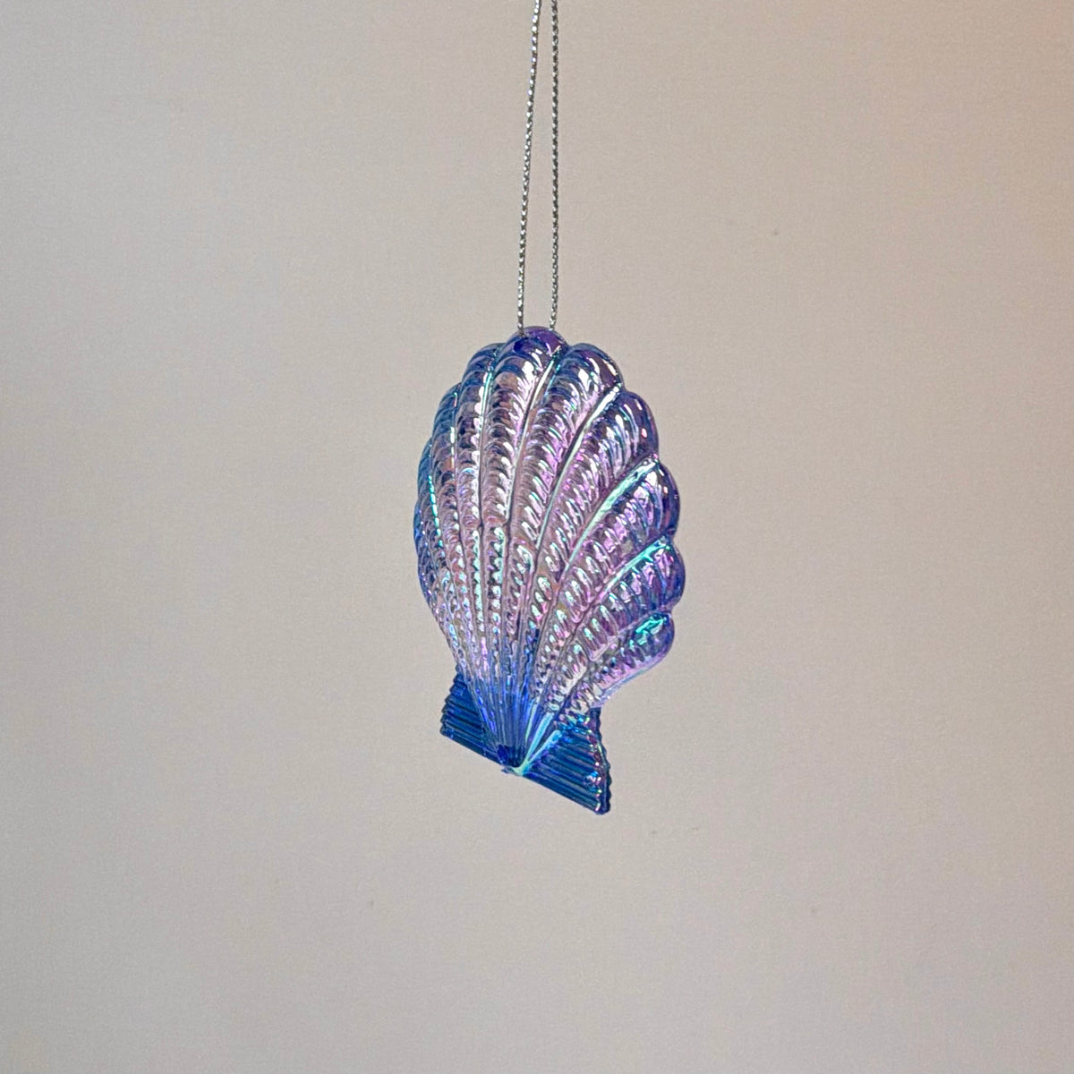 Iridescent Acrylic Shell Ornament