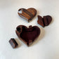 Vintage Wooden Heart Puzzle Box