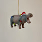 Ho Ho Hippo Wrapped in Lights