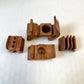 Vintage Wooden Cat & Mouse Puzzle Desk Organizer by Richard Rothbard