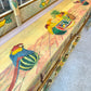 Vintage Hand Crafted Mexican Console and Mirror Set by Diseños Caaesa
