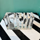 Vintage Lucite Guzzini Letter and Pen Desk Organizer