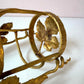 Vintage Gold Gilt Metal Ivy Leaf Bottle Holder
