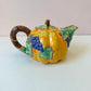 Vintage Nantucket Ceramic Pumpkin Teapot