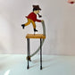 Vintage Folk Art Pendulum Lumberjack Sculpture