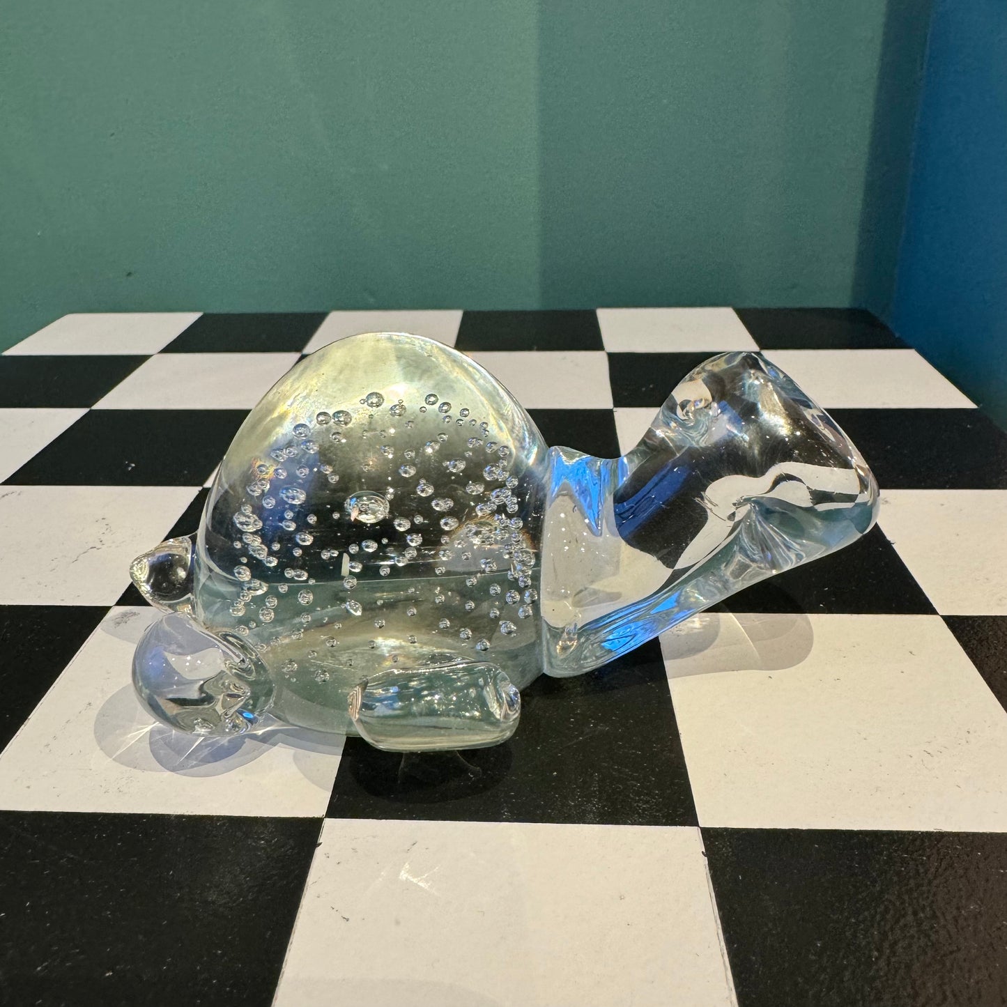 Vintage Crystal Turtle Figurine/Paperweight