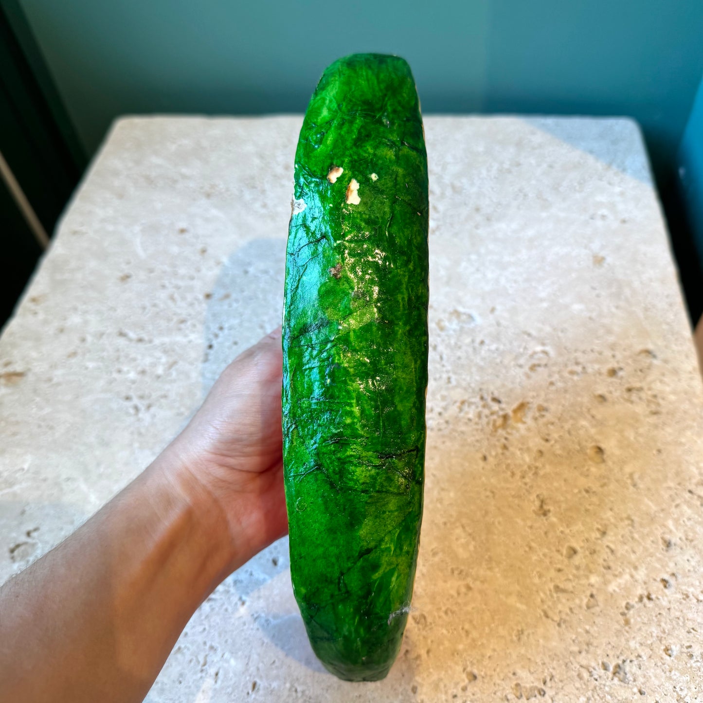 Vinatge Paper Mache Folk Art Watermelon Slice