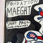 Original 1967 Framed Vintage Jean Dubuffet Exhibition Poster/Lithograph