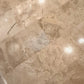 Vintage Tessellated Travertine Swivel Coffee Table by Casa Bique