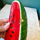 Vinatge Paper Mache Folk Art Watermelon Slice