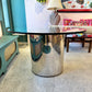Vintage 1970’s Paul Mayan Style Circular Glass and Chrome Base Dining Table