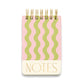 Notes Chunky Notepad - Wavy Stripes