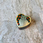 Vintage Hand Painted Cat Heart Box