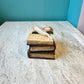 Vintage Ceramic Library Book Trinket Box