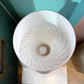 Extra Large Vintage Blush Pink Murano Mushroom Lamp
