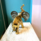 Vintage Brass Elephant Statue