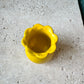 Vintage Italian Badelli Yellow Ceramic Bud vase