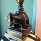 Vintage Raymond Waites for Tyndale Asian Elephant and Rider Table Lamp
