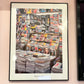 Framed Vintage Newsstand Poster by Masaaki Sato