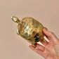 Vintage Brass Turtle Trinket Box