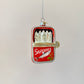 Can of Sardines Glass Ornament