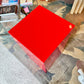 Vintage Red Acrylic Pedestal