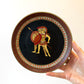 Vintage Set of 6 Terracotta Ancient Greek Replica Wall Plates