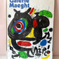 Vintage 1970 Joan Miro "Sculptures' Exhibition Framed Poster