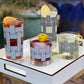 Roundabout Night Collins Glasses - PAIR