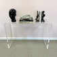 Vintage Lucite Waterfall Console Table