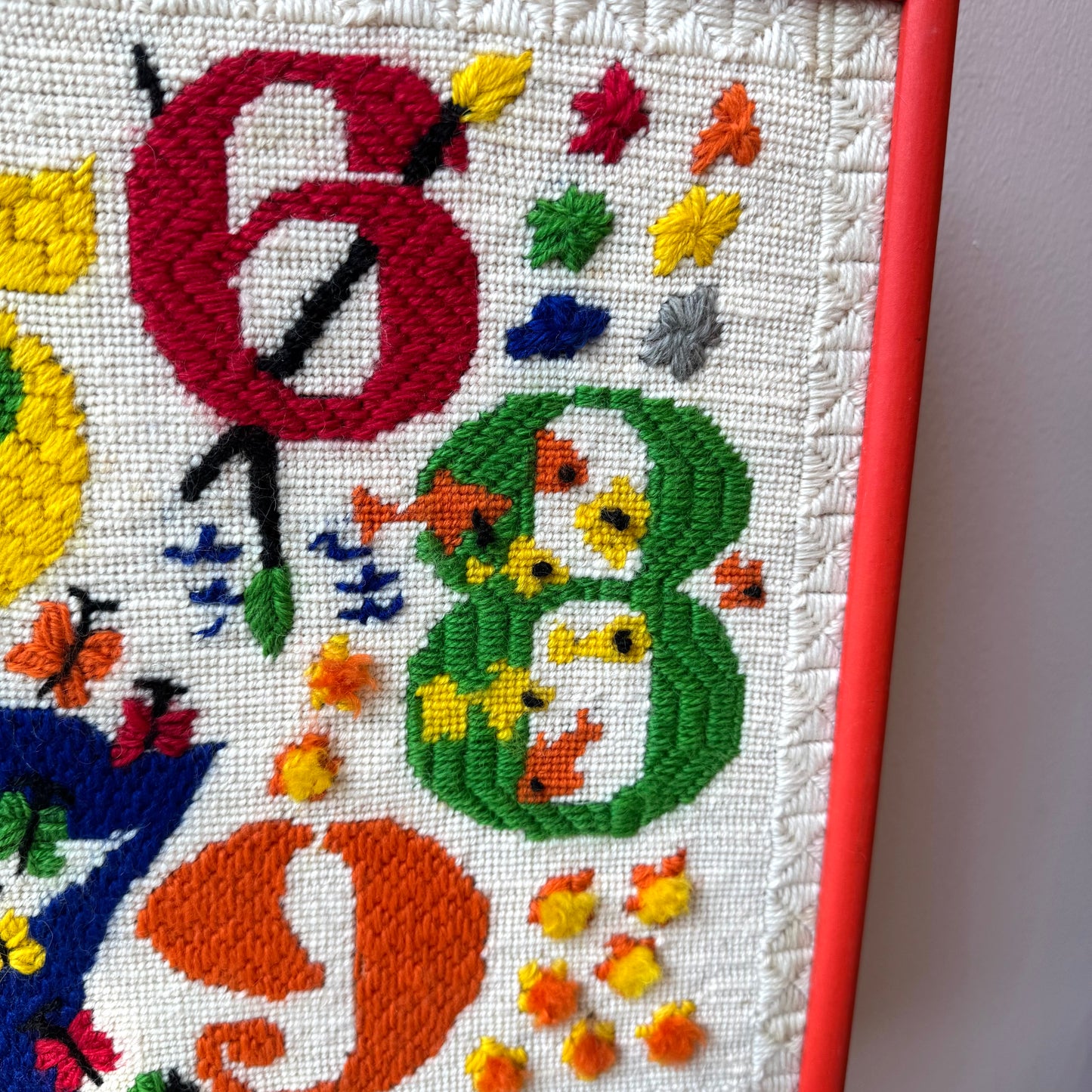 Vintage Numbers Needlepoint