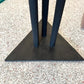 Vintage Postmodern Glass Side Table with Triangular Base by Becker Designs