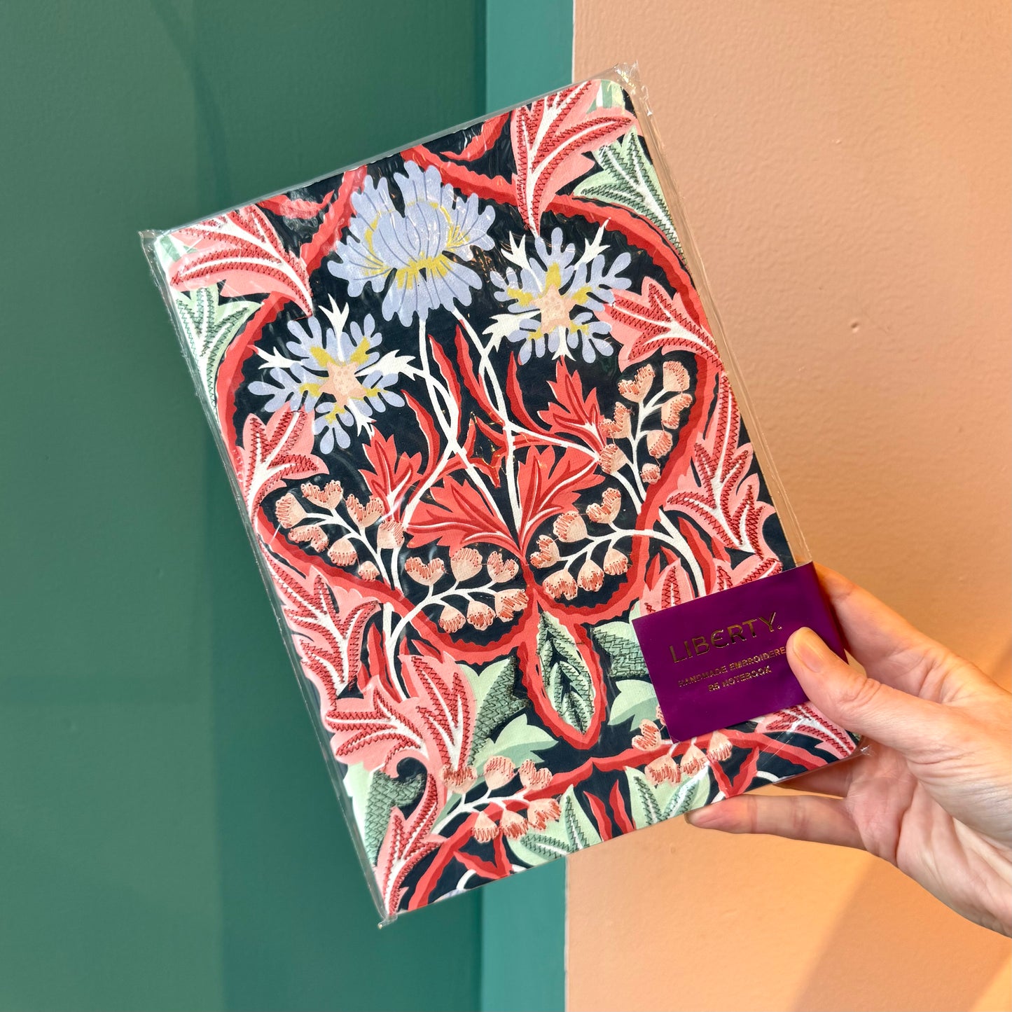 Liberty Handmade Embroidered Journal Notebook