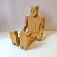 Vintage Articulating Wooden Man Statue