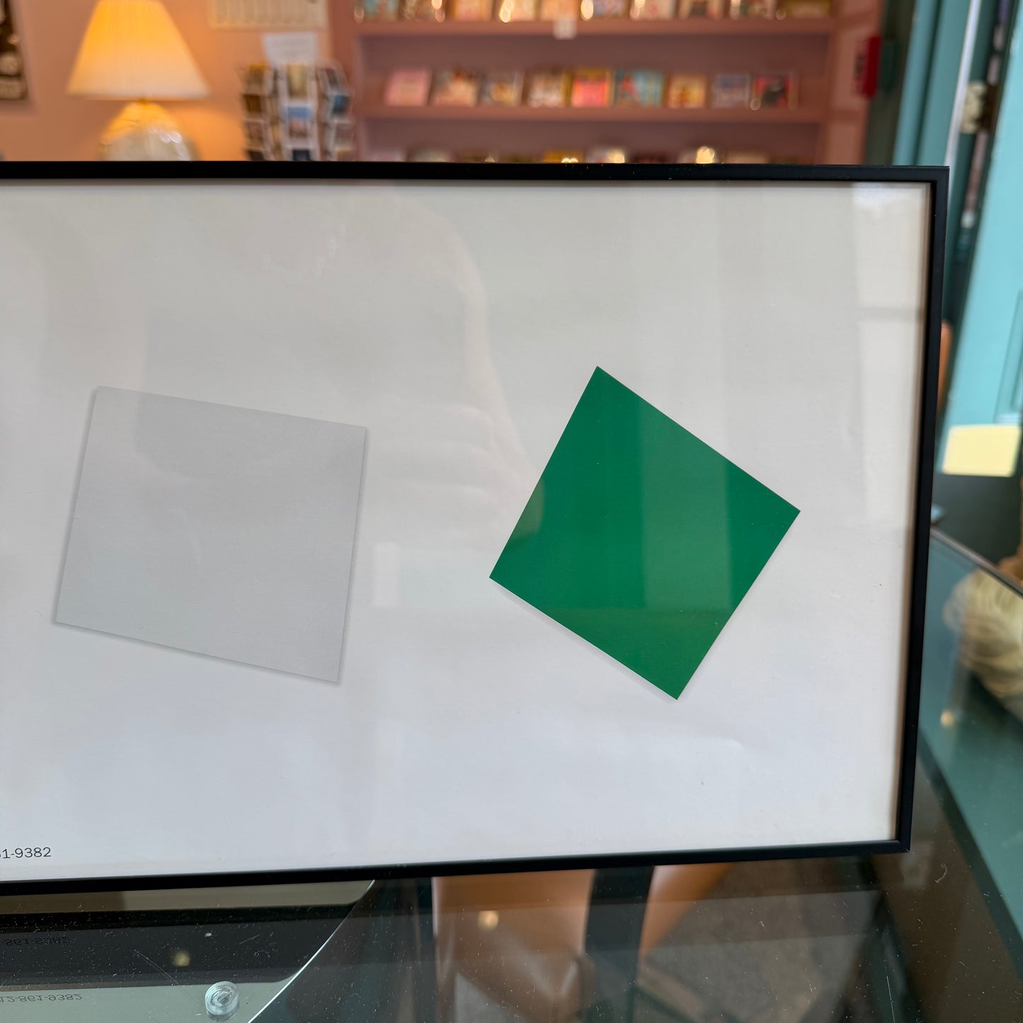 Vintage Ellsworth Kelly Framed Exhibition Poster