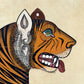 Vintage Large Jaime Parlade Style Bengal Tiger Painting