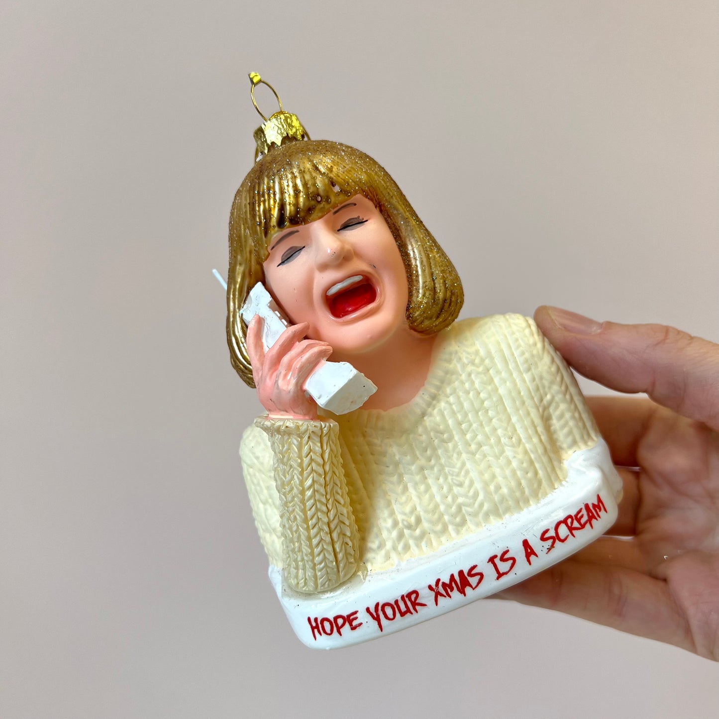 Hope Your Xmas is a Scream Ornament
