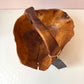 Vintage Hand-Crafted Live Edge Carved Wooden Root Bowl