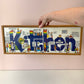 Vintage Framed “Kitchen” Print by Peter Mulcahy of Peter Prints C.1981