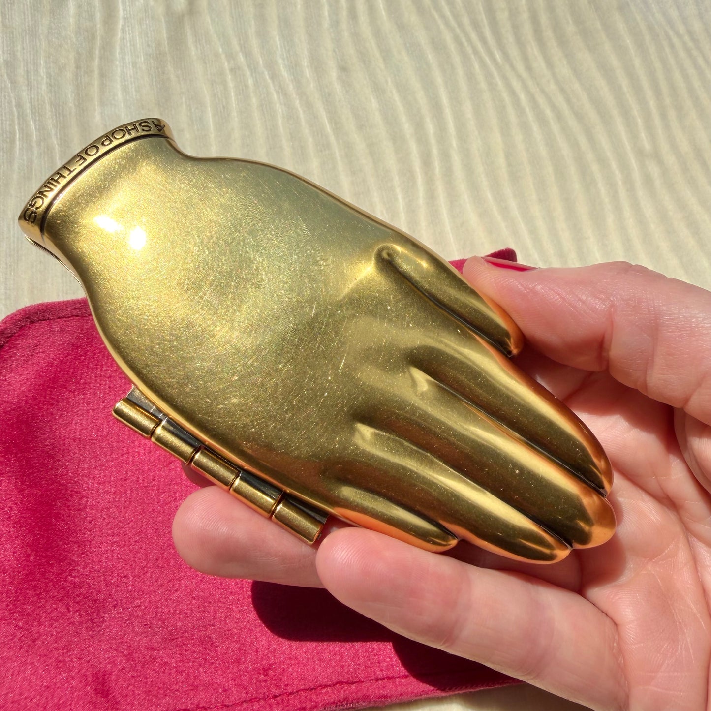 Handheld Compact Hand Mirror